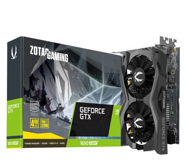 Zotac GeForce GTX 1650 SUPER Gaming Twin Fan 4GB GDDR6